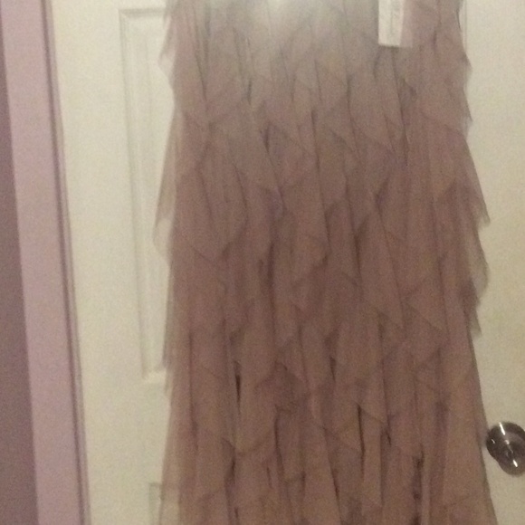 Gorgeous Mauve mesh Lavender Tulle Tiered Maxi Skirt Ruffles for photoshoot - Picture 7 of 16